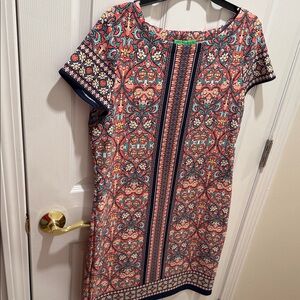 Pappagallo Multicolor Patterned Mini Dress